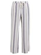 Matchesfashion.com Weekend Max Mara - Billy Trousers - Womens - Navy White
