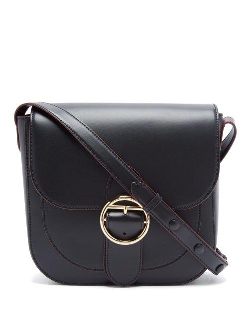 Matchesfashion.com Joseph - Knight Leather Cross Body Bag - Womens - Black
