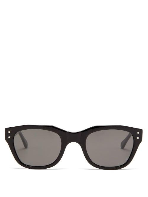 Monc - Grcia D-frame Bio-acetate Sunglasses - Mens - Black