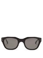Monc - Grcia D-frame Bio-acetate Sunglasses - Mens - Black