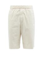 Barena Venezia - Elasticated-waist Cotton-blend Shorts - Mens - Cream