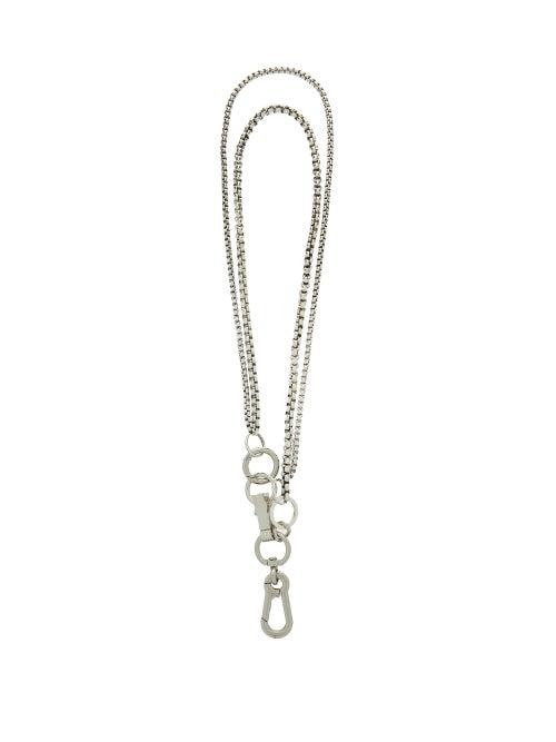 Matchesfashion.com Martine Ali - Paolo Sterling Silver-plated Wallet Chain - Mens - Silver