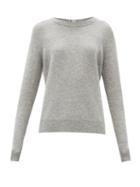 Matchesfashion.com Altuzarra - Yumi Button-back Cashmere Sweater - Womens - Grey