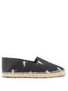 Alexander Mcqueen Skeleton-jacquard Foldable-heel Espadrilles