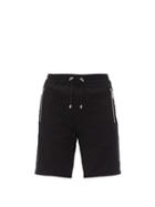 Matchesfashion.com Balmain - Logo-embossed Cotton-jersey Bermuda Shorts - Mens - Black