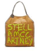 Stella Mccartney - X Ed Curtis Falabella Large Faux-leather Tote Bag - Womens - Tan Multi