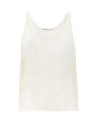 Matchesfashion.com Three Graces London - Tina Linen Tank Top - Womens - Ivory