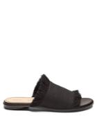 Proenza Schouler Canvas Frayed Slides