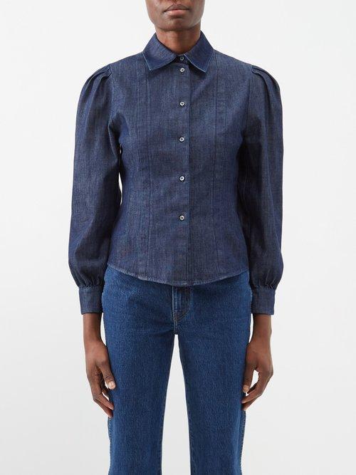 Weekend Max Mara - Pantera Blouse - Womens - Navy