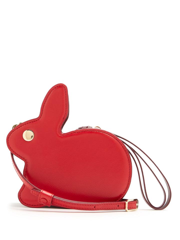 Hillier Bartley Bunny Leather Cross-body Bag