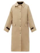 Matchesfashion.com Kassl Editions - Original Wax-coated Cotton Trench Coat - Womens - Beige