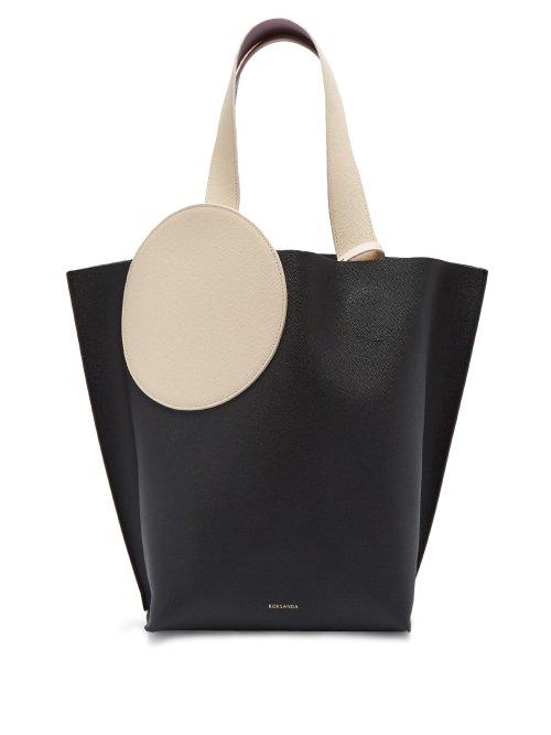 Matchesfashion.com Roksanda - Eider Pebbled Leather Tote - Womens - Black