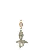 Matchesfashion.com Hillier Bartley - Gold Plated Fish Charm - Womens - Blue