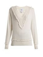 Barrie Romantic Timeless V-neck Cashmere Sweater