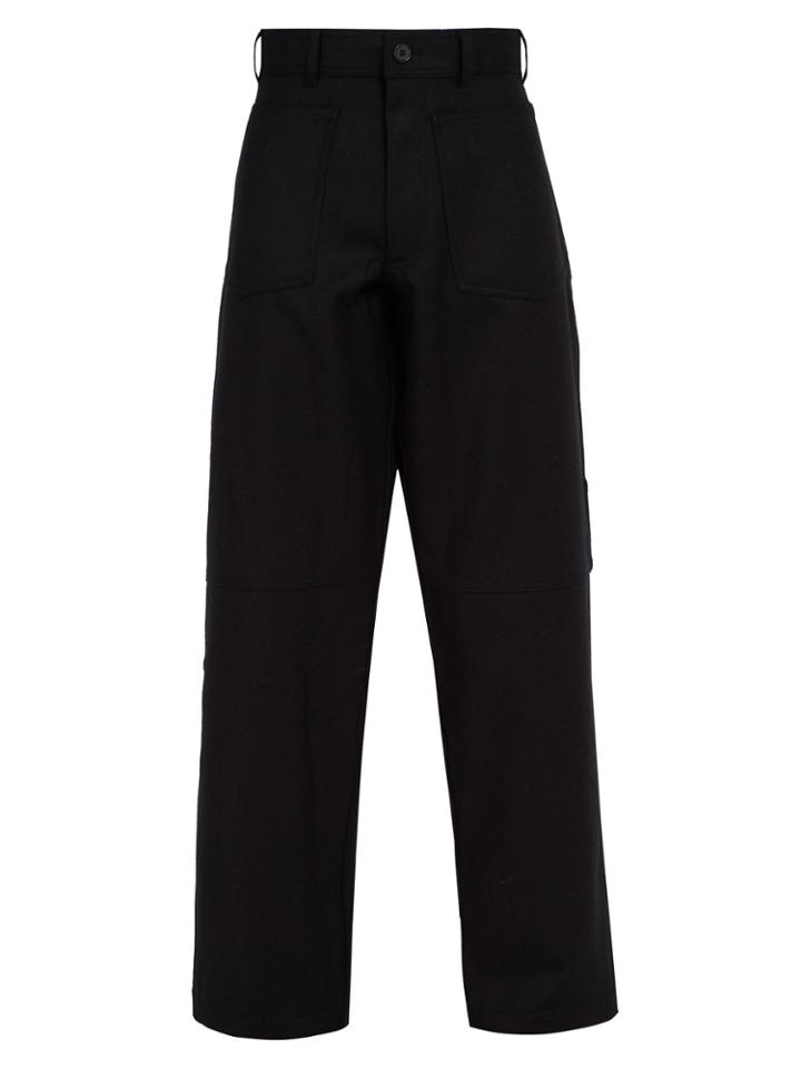 Comme Des Garçons Shirt Reverse-pocket Wool Trousers