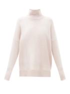 Matchesfashion.com Lisa Yang - Heidi Roll-neck Cashmere Sweater - Womens - Light Pink