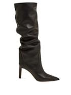 Matchesfashion.com Jimmy Choo - Mavis 85 Knee High Leather Boots - Womens - Black