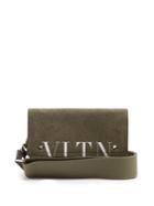Valentino Vltn-print Canvas Cross-body Belt Bag