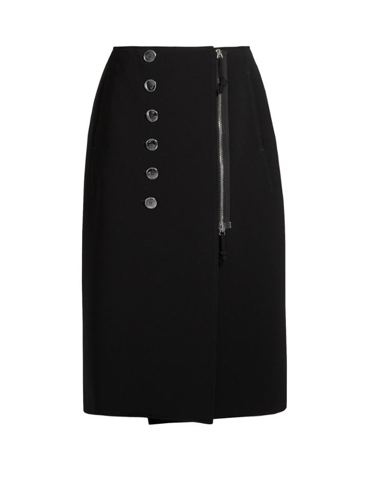 Altuzarra Sorrel Button-embellished Pencil Skirt
