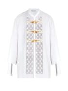 Matchesfashion.com Jw Anderson - Broderie Anglaise Cotton Shirt - Mens - White