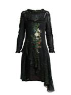 Preen By Thornton Bregazzi Edwina Python Floral-print Silk Dress