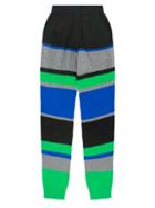 The Elder Statesman - Kirkwood Colour-block Track Pants - Womens - Green Multi