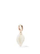 Dezso - Postulata Quartz & 18kt Rose-gold Single Earring - Womens - Yellow Multi