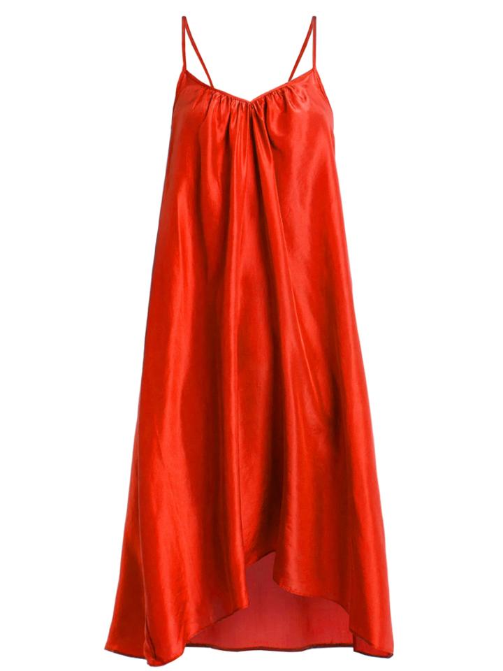 Loup Charmant V-neck Silk Slip Dress
