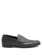 Matchesfashion.com John Lobb - Thorne Pebble-grain Leather Penny Loafers - Mens - Black