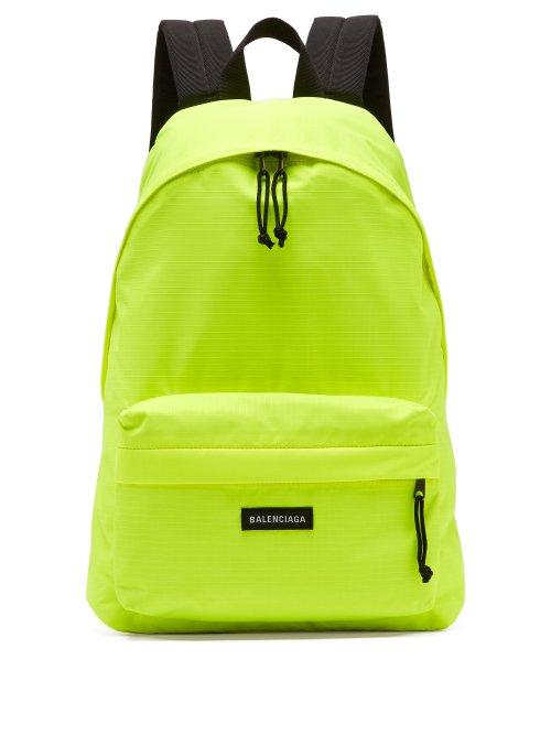 Matchesfashion.com Balenciaga - Fluorescent Backpack - Mens - Yellow