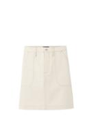 Matchesfashion.com A.p.c. - Lea Denim Mini Skirt - Womens - Ivory