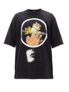 Matchesfashion.com Undercover - Oversized Bear-print Cotton T-shirt - Mens - Black