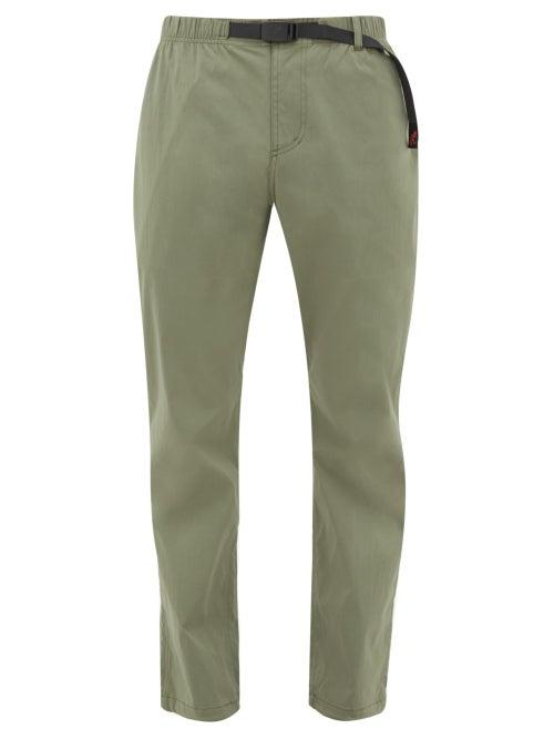 Matchesfashion.com Gramicci - Whitney Stretch Cordura Belted Trousers - Mens - Green