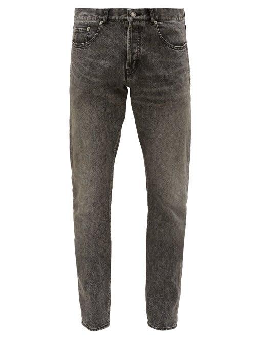 Matchesfashion.com Saint Laurent - Slim-leg Denim Jeans - Mens - Grey
