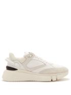 Matchesfashion.com Buscemi - Veloce Leather And Suede Trainers - Mens - White