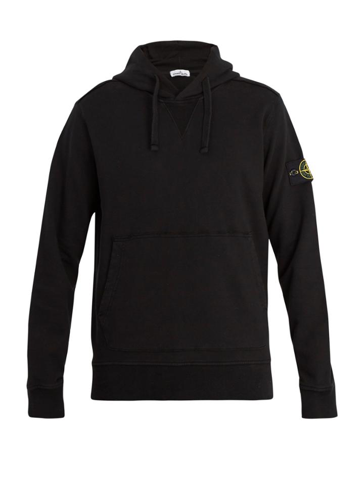 Stone Island Classic Hooded Cotton Sweatshirt