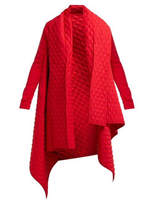 Matchesfashion.com Norma Kamali - Blanket Quilted Coat - Womens - Red