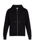 Matchesfashion.com Sunspel - Zip Through Hooded Sweatshirt - Mens - Black