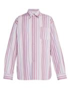 Matchesfashion.com Marni - Striped Cotton Shirt - Mens - Light Pink