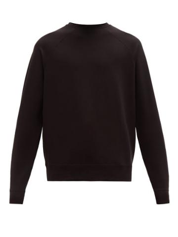 Matchesfashion.com Handvaerk - Flex Cotton Blend Loop Back Jersey Sweatshirt - Mens - Black