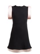 Matchesfashion.com Calvin Klein 205w39nyc - Bow Embellished Crepe Mini Dress - Womens - Black Pink