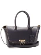 Valentino Demilune Trapeze Chain-embellished Tote