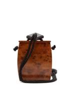 Matchesfashion.com The Row - Inrou Wooden Bag - Womens - Black Brown