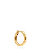 Matchesfashion.com Spinelli Kilcollin - Micro Hoop 18kt Gold Single Earring - Mens - Yellow Gold