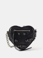Balenciaga - Le Cagole Mini Leather Cross-body Bag - Womens - Black