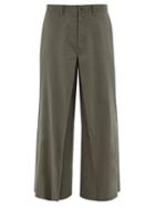 Matchesfashion.com Sasquatchfabrix - Slubbed-linen Linen-blend Wide-leg Trousers - Mens - Grey