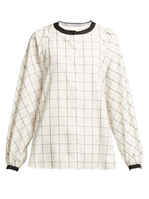 Matchesfashion.com Weekend Max Mara - Nora Shirt - Womens - White Black