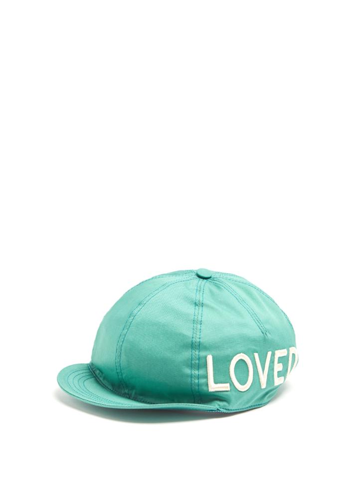 Gucci Logo-embroidered Cotton Cap