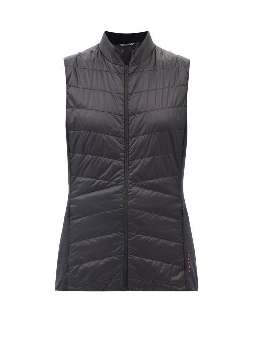 Falke - Thermal Quilted-shell Gilet - Womens - Black