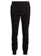 Balmain Biker Cotton Track Pants
